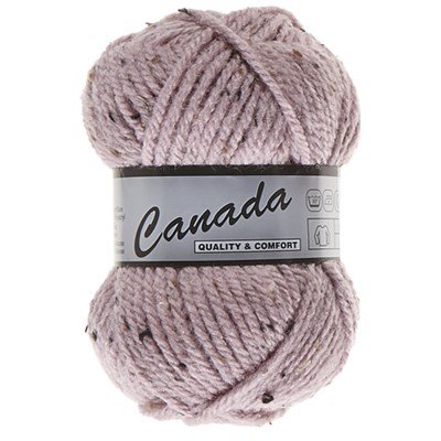 Lammy Yarns Canada tweed 475 licht roze