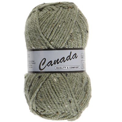 Lammy Yarns Canada tweed 495 alsem groen