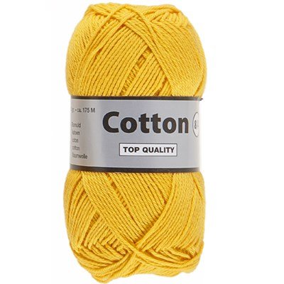 Lammy Yarns Cotton 8/4 - 372 geel