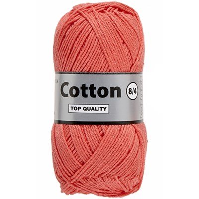 Lammy Yarns Cotton 8/4 - 720 koraal rood