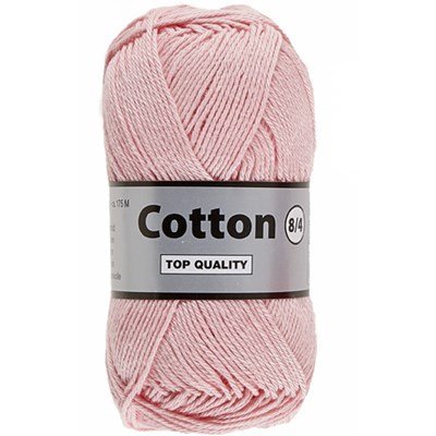 Lammy Yarns Cotton 8/4 - 710 licht roze