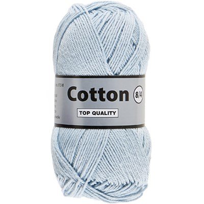 Lammy Yarns Cotton 8/4 - 050 baby blauw