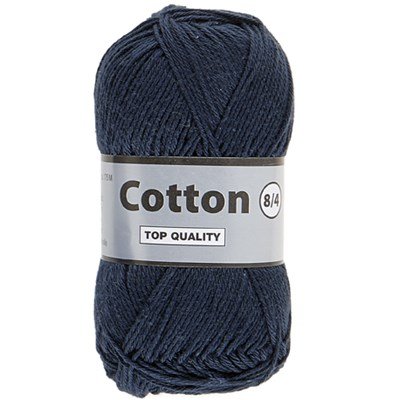 Lammy Yarns Cotton 8/4 - 892 marine blauw