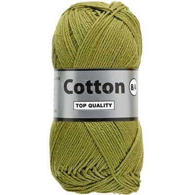 Lammy Yarns Cotton 8/4 - 380 mosgroen licht