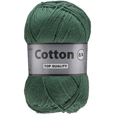 Lammy Yarns Cotton 8/4 - 072 donker groen