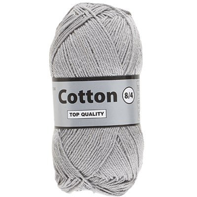 Lammy Yarns Cotton 8/4 - 038 licht grijs