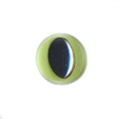 Ogen 30 mm groen kat zwarte pupil 2 paar 