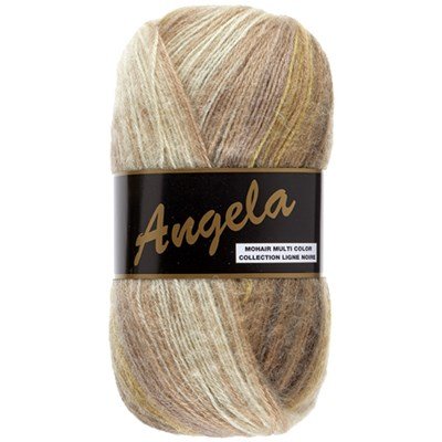 Lammy Yarns Angela multicolor 403 beige bruin op=op uit collectie 