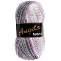 Lammy Yarns Angela multicolor 408 rose grijs (op=op uit collectie)