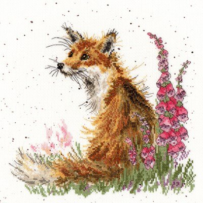 Borduurpakket dieren - Hannah Dale Amongst the foxgloves