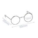 Brilletje zilver 50 mm (5 stuks) (op=op)