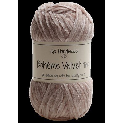 Go handmade Boheme Velvet fine 17682 Brown op=op 