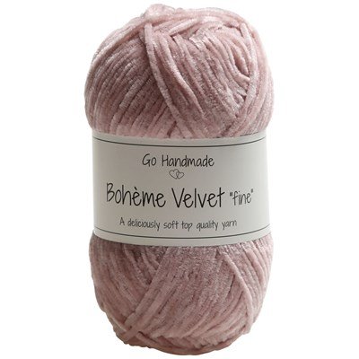 Go handmade Boheme Velvet fine 17610 Soft Rose op=op 