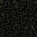 Toho Glaskralen rond 8-0 0049F zwart - 4 gram (op=op uit collectie)