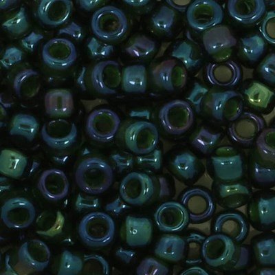 Toho Glaskralen rond 8-0 0384 smaragd groen doorzichtig 4 gram 