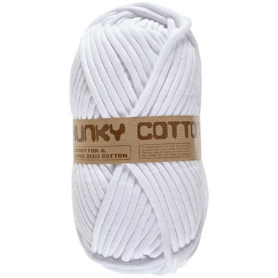 Lammy Yarns - Chunky Cotton 005 wit op=op 
