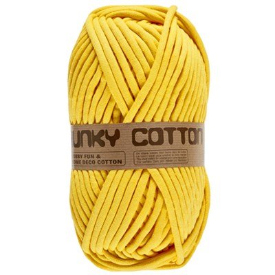 Lammy Yarns - Chunky Cotton 371 geel op=op 