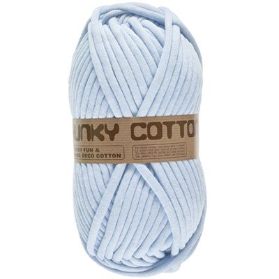 Lammy Yarns - Chunky Cotton 011 licht blauw
