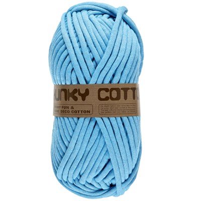 Lammy Yarns - Chunky Cotton 515 baby blauw op=op 