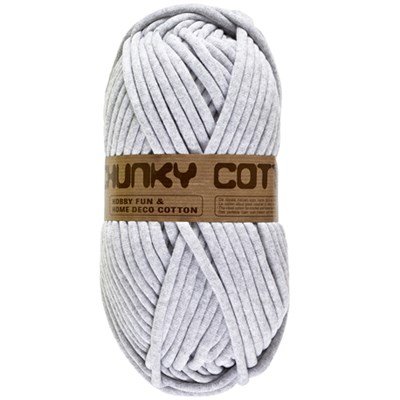 Lammy Yarns - Chunky Cotton 003 licht grijs