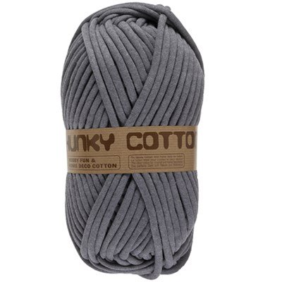 Lammy Yarns - Chunky Cotton 002 grijs