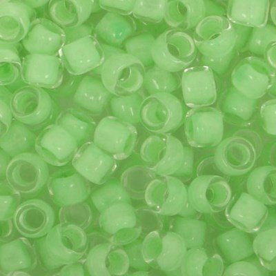 Toho Glaskralen rond 8-0 00975 lime groen 4 gram 