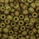 Toho Glaskralen rond 8-0 1209 licht olijf groen - 4 gram (op=op uit collectie)
