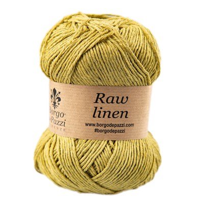 Borgo de Pazzi Raw Linen 204 linde groen op=op uit collectie 