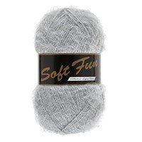 Lammy yarns - Soft fun 038 licht grijs (op=op uit collectie)