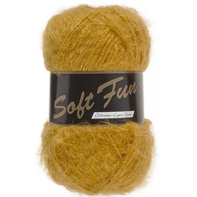 Lammy yarns - Soft fun 350 oker geel op=op uit collectie 