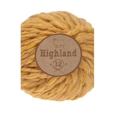 Lammy Yarns Highland 12 - 520 geel