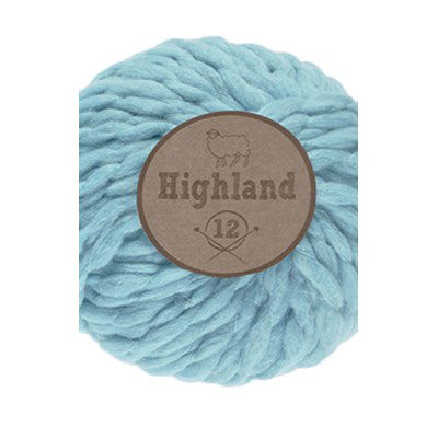 Lammy Yarns Highland 12 - 457 aqua blauw