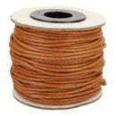 Koord wax gevlochten cognac 932 - 4 mm (1 meter)