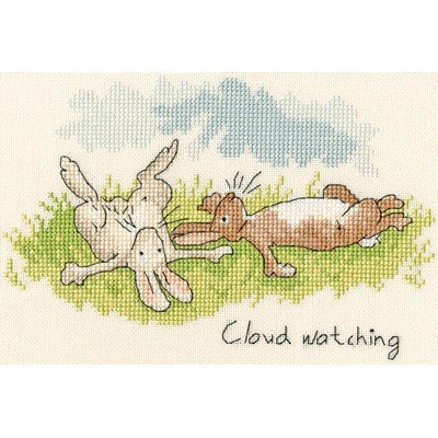 Borduurpakket Anita Jeram - Cloud Watching