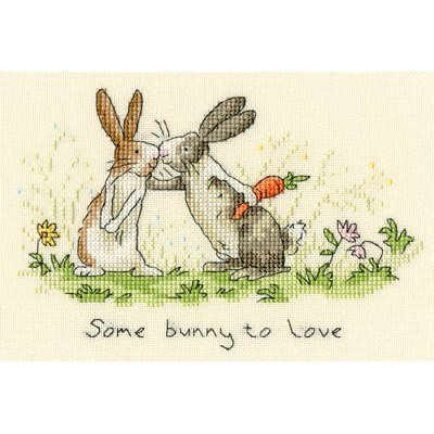 Borduurpakket Anita Jeram - Some Bunny to Love