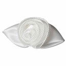 Roosjes room wit blad 30 a 20 mm (10 stuks)