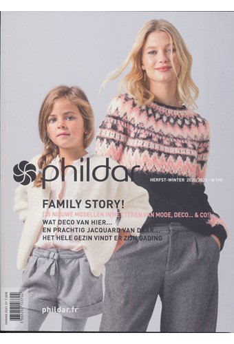 Phildar nr 195 Herfst Winter 2020 - 2021 Family Story