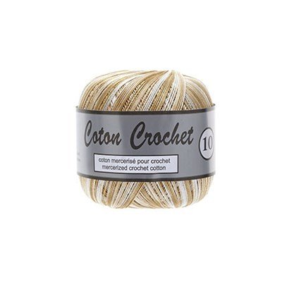 Lammy Yarns Coton Crochet No 10 - 445 wit camel