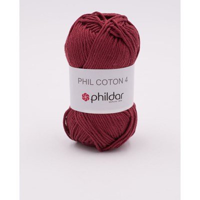 Phildar Phil Coton 4 Aubergine op=op uit collectie 