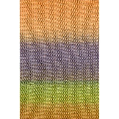 Lang Yarns Baby Cotton Color 786.0028 oranje lila groen