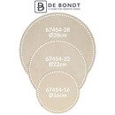 Tasbodem rond 16 cm hout