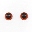 Ogen 12 mm amber met twinkel (5 paar)