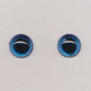 Ogen 12 mm blauw met twinkel (5 paar)