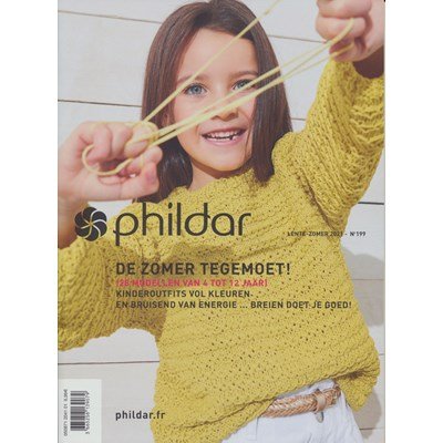 Phildar nr 199 lente zomer 2021 - 28 modellen voor kinderen van 4 t/m 12 jaar