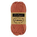 Scheepjes Catona 504 brick red (10 gram)
