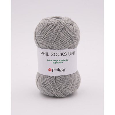Phildar Phil Socks Uni Givre op=op uit collectie 