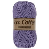 Lammy Yarns Eco Cotton 735 paars lavendel (op=op uit collectie)