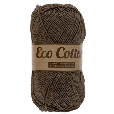 Lammy Yarns Eco Cotton 112 bruin op=op uit collectie 