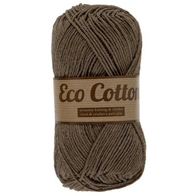 Lammy Yarns Eco Cotton 110 bruin op=op uit collectie 