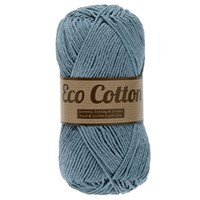 Lammy Yarns Eco Cotton 056 blauw denim (op=op uit collectie)